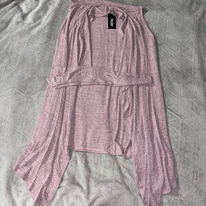 JayJay Company Women's Lilac Sleeveless Cardigan, Size 2XL - NWT